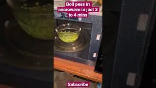 How to boil peas in microwave #short #shots #youtubeshorts #ytshorts #viral #foodie