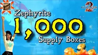 Guild Wars 2 | Festival of the Four Winds | Opening 1000 Zephyrite Supply Boxes