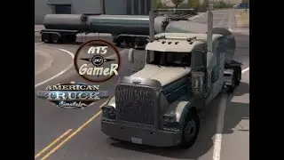 ATS Amazing Truck and Double Trailer Build & Drive