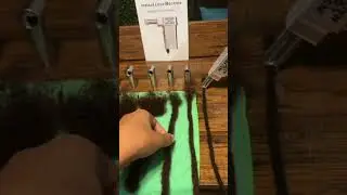 Instant Loc Machine attachment size 10mm 🤯 #locMachine #DreadlockMachineLoc