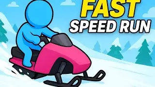 FAST SPEED RUN in Snow Race ❄️🔥| FullGameplayGameplay#usagaming#gamingusa#SnowRace#SnowRaceGameplay#