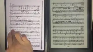 iPad(forScore)とBOOX TabX(MobileSheets)譜めくりの比較検証