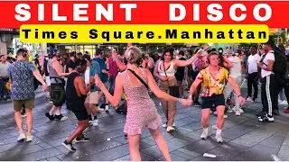 Silent Disco, Silent Dance Headphone Party, Mobile Clubbing, Manhattan, New York City