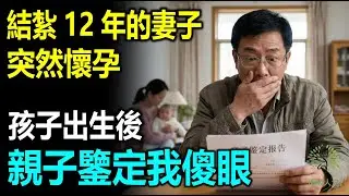 結紮12年的妻子突然懷孕，孩子出生後，親子鑒定我傻眼