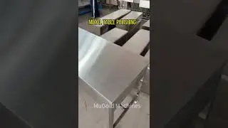 How to polish the surface of metal large table #metalsurfacefinishing #machinepolishing #flatpolish