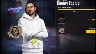 Top-up Dimitri character and Dimitri bundle # free fire
