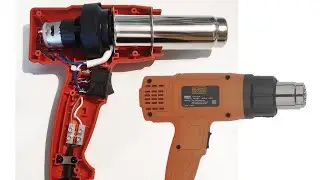 How to Disassemble || BLACK+DECKER 1800W Dual Temperature 2 Speed Heat Gun ||Disassemble Heat Gun