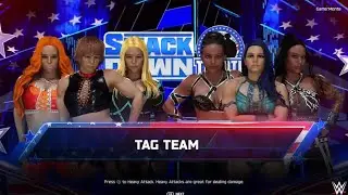 WWE 2K25: 6 Women's Tag Team Match/SeriesX