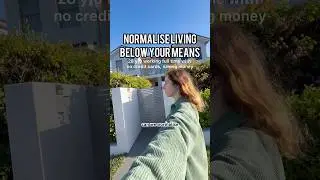 Normalise living below your means #financialeducation
