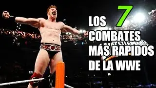 Top 7 Luchas m&aacute;s r&aacute;pidas en la Historia de WWE