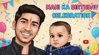 Hamari bhanji ka janmadin 🎂  maja aa gaya 😀 #celebration 