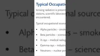 Occupational Sources of Ionizing Radiation | NEBOSH IGC Book 2 in Urdu/Hindi | Lecture #153