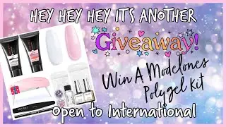 GIVEAWAY WIN A @modelonesofficial mini polygel kit!! GIVEAWAY OPEN To INTERNATIONAL