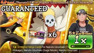 NxB NV : SUMMON GUARANTEED TICKET Naruto x6 🔥