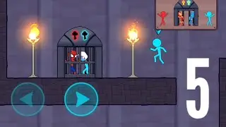 new character Stick Red and Blue 3 Level 5
