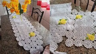 caminho de mesa flores do campo parte 3/3