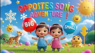 Learn Opposites with Baby & Sister! | Fun Kids Song Adventure