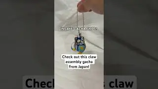 Check out this claw assembly gacha from Japan!