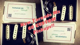 New TORNADE MS Custom 60 pickups overwound,FAT TONE!