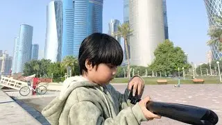 SELAMAT PAGI DOHA QATAR!! SUASANA JALAN JALAN PAGI DI QATAR