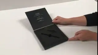 promotional boxes hinged lid presentation box with foam insert