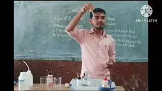 Acids and Bases  in Litmus paper and Methyl orange indicators