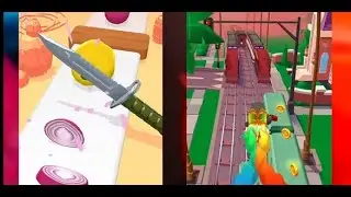 Subway Surfer or Perfect Slices in Mini Phone 🌿🪻🌿