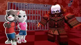 Talking Tom Plays : Pennywise Roblox - My Talking Tom and Friends #roblox #subscribe 