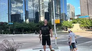 Preaching in Dallas, Texas. 
