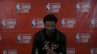 Herb Jones on adjusting to NBA level play | Postgame Pelicans Summer League 2021