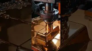 Hydraulic Press vs. $70,000 Gold Bar 🪙💸 #Shorts #Satisfying