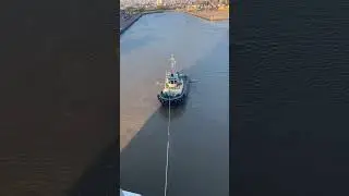 Tugboat Final arrival  #tugboats #cruiseship