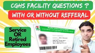 CGHS Card Facility without reffer or with reffer from Wellness center . Hindi Tutorial