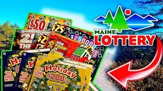🔴 Awesome Maine Lottery Tickets!  I am Shocked 😮 By How Good Their Lottery Really Is!  #NES22