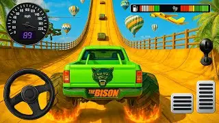 Real Mega Ramp Race 3D Challenge &ndash; Monster 4&times;4 Truck Stunt Car Simulator &ndash; Android Gameplay 2025
