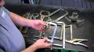 Welding Accessories:  Selecting the right welding clamps.