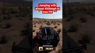 High jump with topspeed to new PR #forzahorizon5 #jump #record #fast #shorts #koenigsegg #jesko