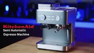 KitchenAid Semi-Automatic Espresso Machine | Quiet, Fast Heating and Powerful Steam Wand