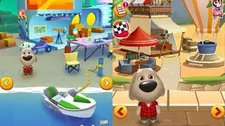 Ben Talking Tom Jetski 2 Run VS Talking Tom Gold Run (iOS, Android)