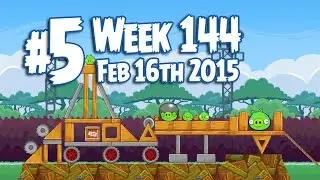 Angry Birds Friends Tournament Level 5 Week 144 Walkthrough | February 16th 2015