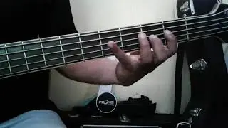Adorno en el bajo eléctrico 5 cuerdas en tono Sol (G) ranchera 3/4 tutorial clases de bajo