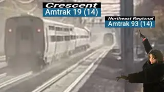 *[ОБЯЗАТЕЛЬНО К ПРОСМОТРУ!]* ПОЕДИНОК Amtrak: Северо-восточный региональный #93✈ против Crescent ...