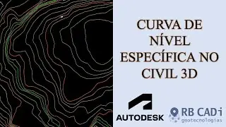 Como gerar curva de nível específica no Civil 3D
