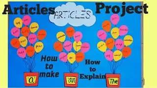Articles TLM||How to make articles chart||Project on Articles ||How To Explain #charts #article