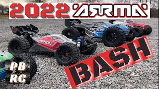 ARRMA RC MONSTER TRUCK BASH 2021!-- KRATON 6S,GRANITE BLX,TYPHON BLX