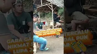 Gara-gara makan nasi liwet sama ikan sungai akhirnya lupa pake sandal #hunterfish#vidioviral