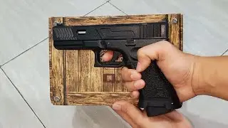 NEW ITEM BARANG TERBATAS GLOCK Q1 AGENCY ARMS FULL UPGRADE SUDAH SUPORT BB METAL 6MM‼️