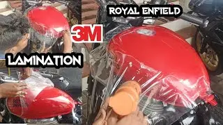 Royal Enfield classic 350|premium Pvc PPF protection work | bullet modified 💥 @motocustomiser8958 