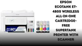 Wireless All-in-One Printer for Home Office | Epson EcoTank ET-4800 Review