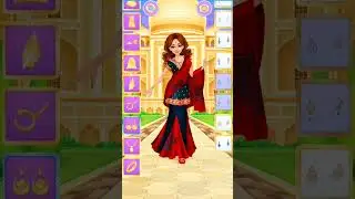 Indian Princess👰 Makeup and Dress up Game -  Makeover Girls game - Shorts
